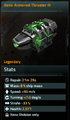 Xeno Armored Thruster III stat card