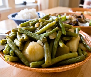 Green beans and potatoes