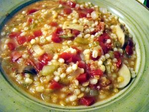 Lentil stew