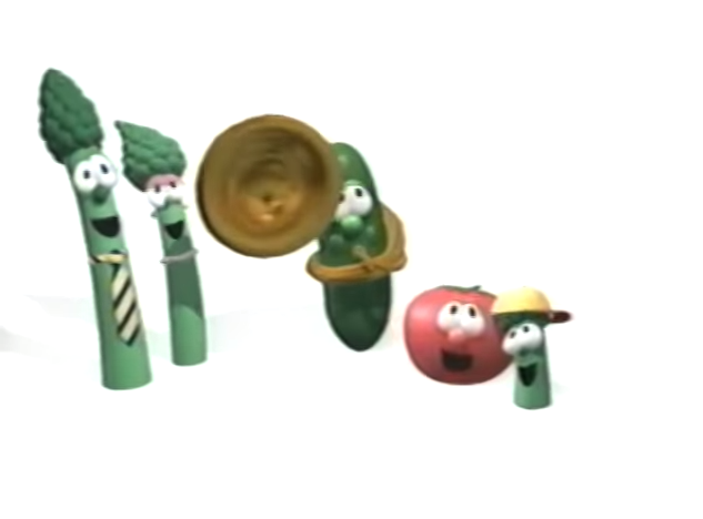 The VeggieTales Theme Song opens almost every VeggieTales episodes. 
