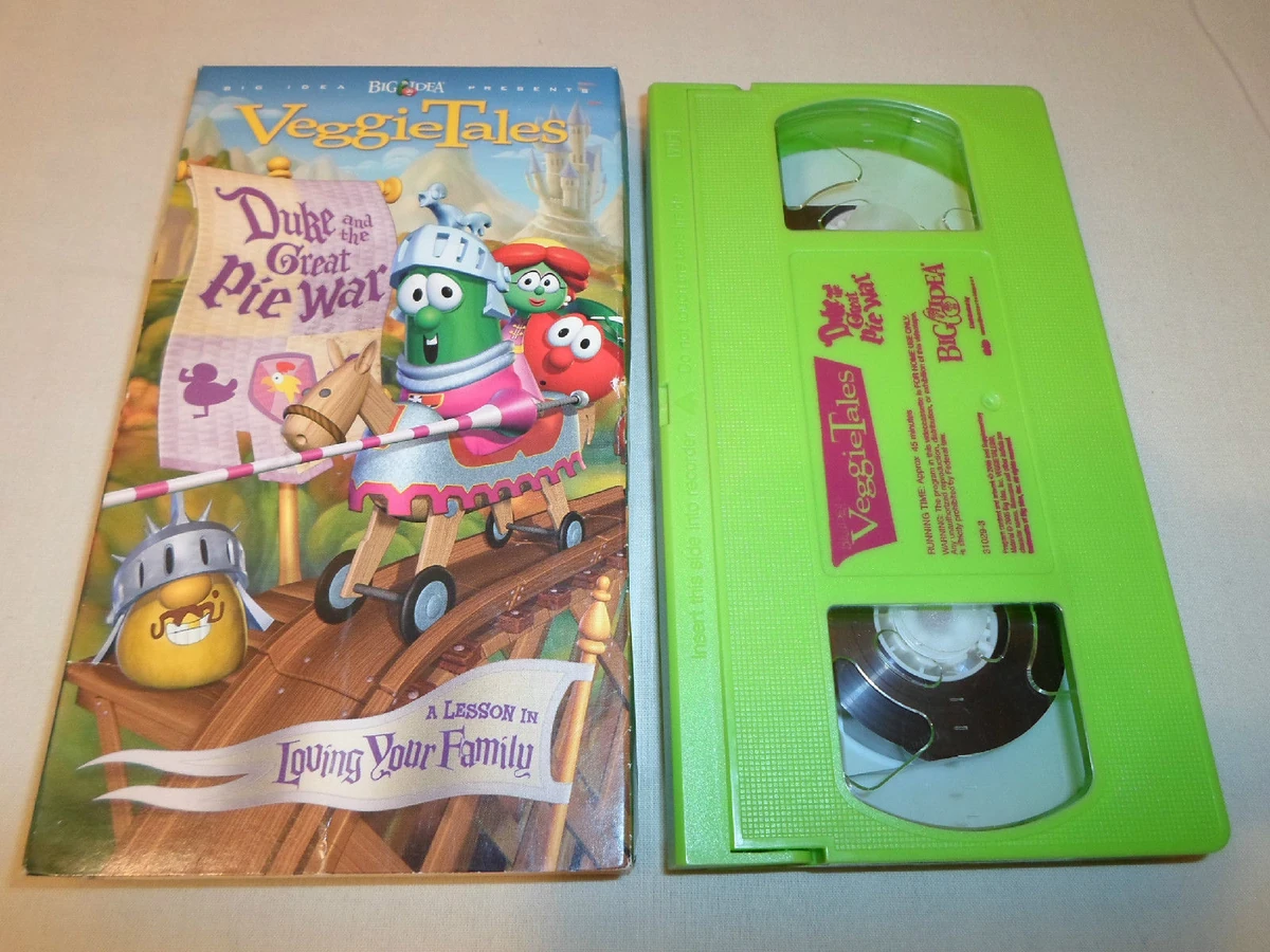 VeggieTales Duke and the Great Pie War VHS 2004 | VeggieTales Wiki | Fandom