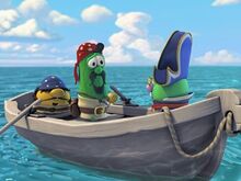 RELEASE DATE: January 11, 2008. MOVIE TITLE: The Pirates Who Don't Do  Anything: A VeggieTales Movie. STUDIO: Universal Pictures. PLOT: Three lazy  misfits - very timid Elliot (Larry the Cucumber), lazy Sedgewick (