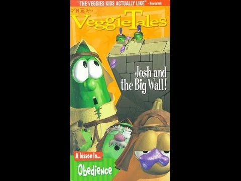 photo Veggietales Vhs 1999 veggietales josh and the big wall 1999