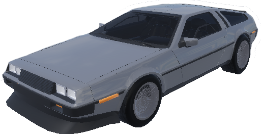 Cmd Hovercar Dmc Delorean Roblox Vehicle Simulator Wiki Fandom - delorean games roblox