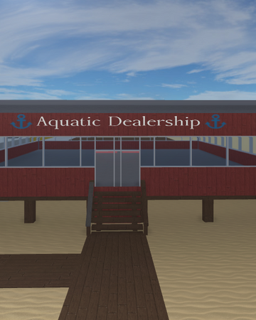 Aquatic Dealership Roblox Vehicle Simulator Wiki Fandom - roblox vehicle simulator dealerships