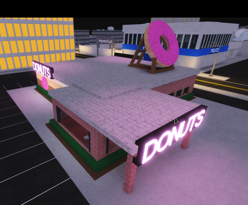 Donuts Roblox Vehicle Simulator Wiki Fandom - police car chase in roblox roblox vehicle simulator