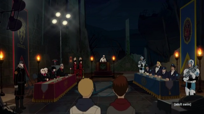 The parties gather