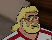 Brock with beard and mustache.