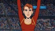Molotov at the 86' Goodwill Games posing as a gymnast.