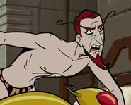 The Monarch without clothes.