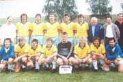 Mannschaft des TSV Westheim während der Bezirksliga 1989