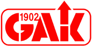 Das 2009 wiederverwendete GAK-Logo aus den 1980er-Jahren (um den Schriftzug 1902 ergänzt)