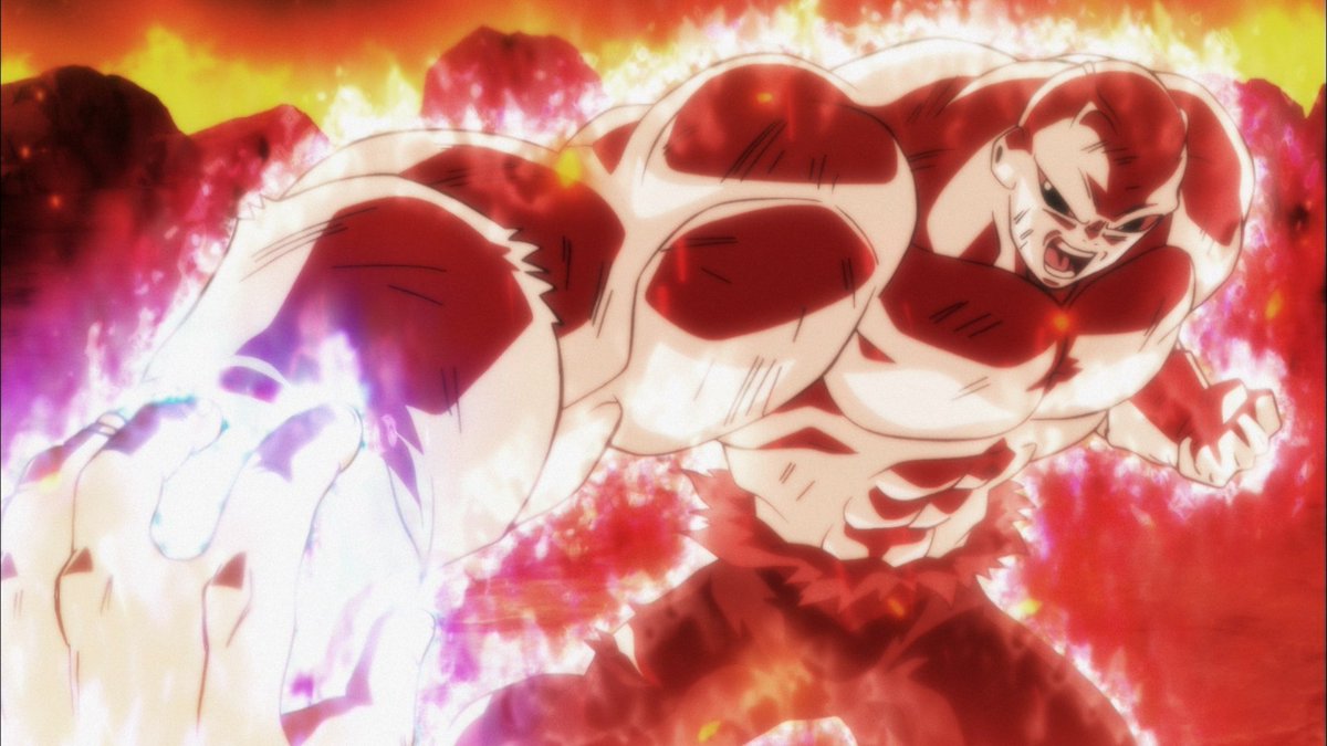 After Vegeta used final flash on Jiren in ToP, Jiren was briefly