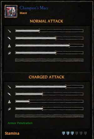 Chamoin'sMace Stats