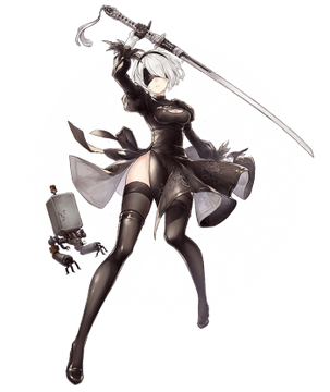 ワイヤレスイヤホン NieR:Automata　Type A Number 2 ニーア オートマタ』とコラボしたワイヤレスイヤホンが受注販売