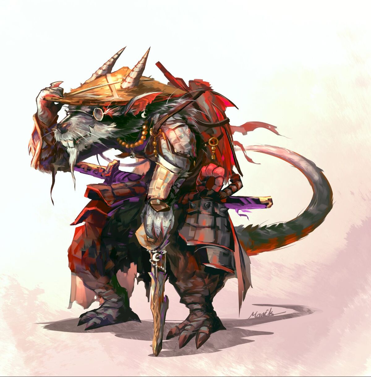 My wild druid kobold who worships a deity called the Lunar Dragon (based  loosely on Desna) and hates the Dragon Sol : r/Pathfinder2e