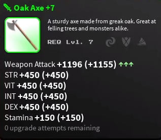 Inferno Scroll For Weapon Atk 5 Vesteria Wiki Fandom - roblox vesteria wiki oak axe