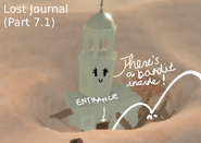 Now that you fixed the temple, you can enter the excavated tower. Now just one last obstacle...