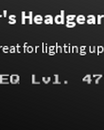 Spelunker S Headgear Vesteria Wiki Fandom - headgear vesteria wiki fandom roblox versiria wiki Spelunker S Headgear Vesteria Wiki Fandom - roblox versiria wiki
