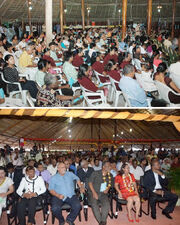 Participants of a Mezapatist cult in a modern eclesa.