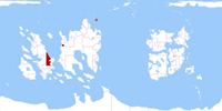 Fora Rifo's geographical position (tiny circle) on Vexillium and its relation to the Protector, Feniz