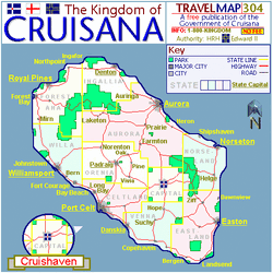 Cruisana Map