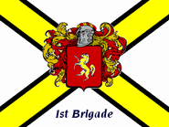 Caledonian National Guard 1st Brigade King's Color, pattern est. 301AP