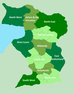 Drekregionmap