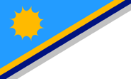Montana5.png (13 KB) Sky blue for Big Sky State, sun from current flag, gold and silver stripes (oro y plata) separated by dark blue to symbolize state's water resources. White space for snow and Glacier NP.