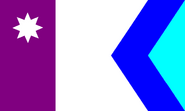Same as previous but with purple (for Prince and the Vikings) and two shades of blue (representing the lakes and the sky).