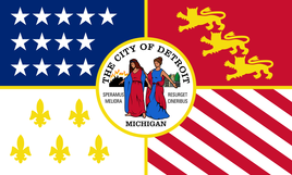Flag of  Detroit