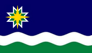 Becker and Herold Flag with Jon C Good Real North Star, Scandinavian Snowflake