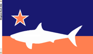 Proposal for a better flag for Kingman Reef - Lower stripe is in the color "Coral" to reference the coral reef that forms the upcrop.