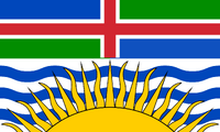 Flag After British Monarchy in Canada Ends and Provence Name Becomes "New Caledonia"