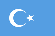 Flag of the First East Turkestan Republic, 1933–1934.