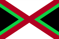 Same flag but added Pan African Colors so it's less confusing to Florida and St. Patrick