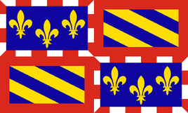 Banner of arms of Burgundy