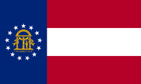 Georgia flag proposal by "Laqueesha"