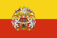 Prague flag proposal with coat of arms by PavelD, Nov 2006. (details)