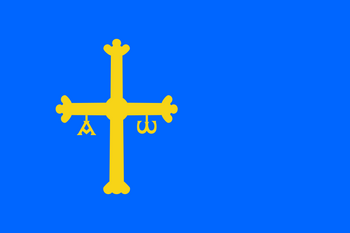 Flag of  Asturias