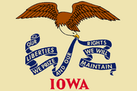 Faded Original Iowa Flag