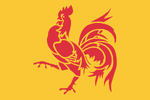 Flag of French Community of Belgium and Wallonia