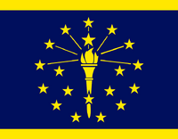 Indiana State Flag Proposal No. 3 Designed By: Stephen Richard Barlow 18 AuG 2014