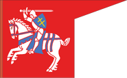 Battle flag with the Vytis, 1410, reconstruction