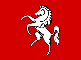 Variant flag of  Kent