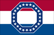 24 stars on Octagon since Missouri has 8 neighbour states. Design by Rotten Ali, Dec 2017.