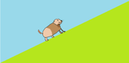 Odessa flag redesign by Czas1666666666666. Light green represents grass and light blue is the sky. In the centre there is a black-tailed praire dog, living in that area