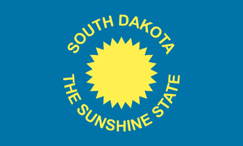 Flag of South Dakota, 1909-1963