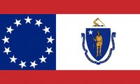 Massachusetts State Flag Proposal No 5 Designed By Stephen Richard Barlow 14 AuG 2014 at 0808hrs cst