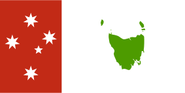 Tasmania flag proposal by Brendan Jones, 2001. (details)